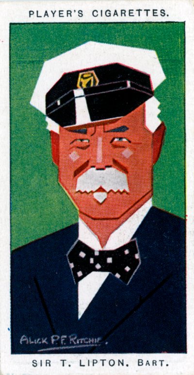 Sir Thomas Johnstone Lipton, 1. Baronet, britský obchodník s potravinami a jachtař, 1926 od Alick P. F. Ritchie