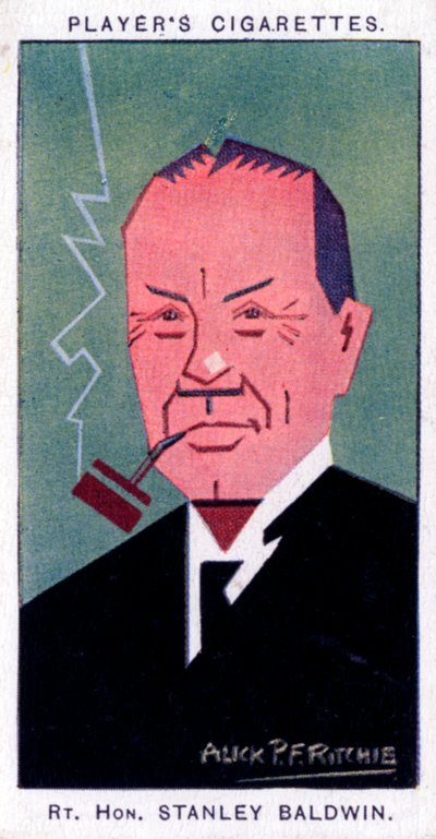 Stanley Baldwin, 1. Earl Baldwin, britský premiér, 1926. od Alick P. F. Ritchie