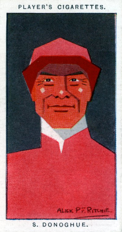 Stephen Donoghue, žokej a trenér, 1926. od Alick P. F. Ritchie