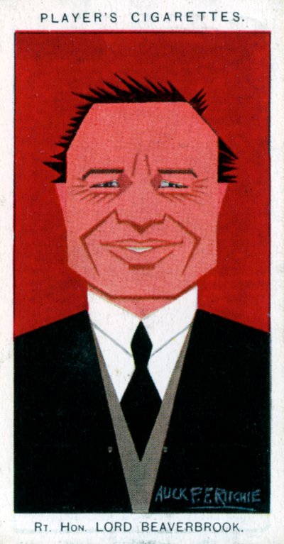 William Maxwell Aitken, 1. baron Beaverbrook, státník a majitel novin, 1926. od Alick P. F. Ritchie