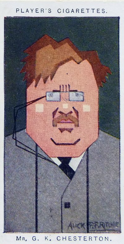 Gilbert Keith Chesterton od Alick Penrose Forbes Ritchie
