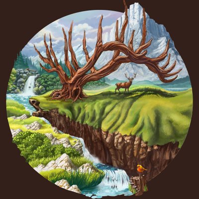 Pokroucený strom – klidná krajina od Alirıza ÇAKIR