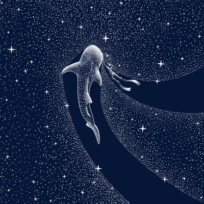 Cesta galaxií s žralokem velrybím od Alirıza ÇAKIR