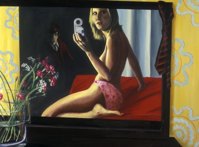 Spodní prádlo, 2000 (akryl na plátně) od Alix Contemporary Artist Soubiran-Hall