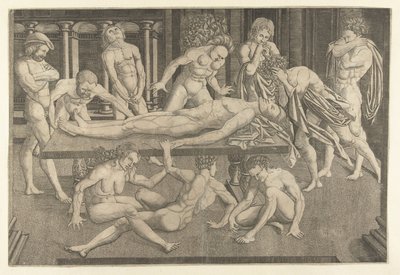 De beining van guttmelta de narni od Allaert Claesz. (attributed to)