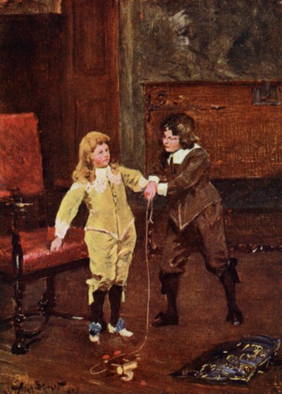 Oliver a Charles (barevné lito) od Allan (after) Stewart