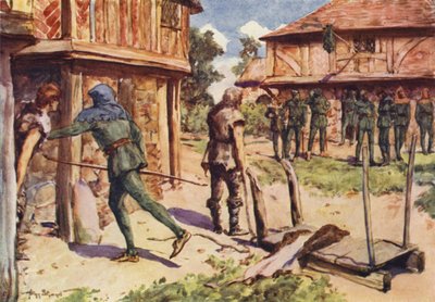 Robin Hood a jeho veselí muži: Jak se Robin Hood stal psancem (barevné lito) od Allan (after) Stewart