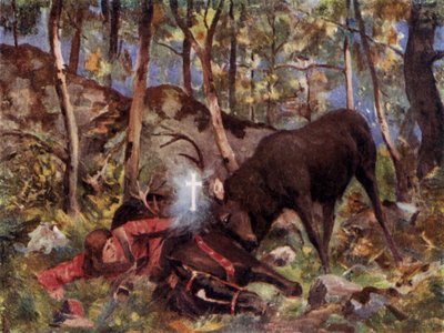 Svatý David a svatý grál (barva lito) od Allan (after) Stewart