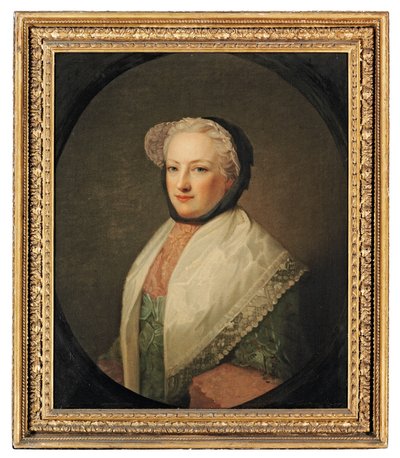 Portrét Anne Drelincourt, Lady Primrose (asi 1709-1775) (olej na plátně) od Allan (follower of) Ramsay