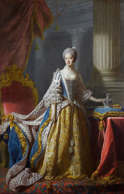 Allan Ramsay - Královna Charlotte (Královská sbírka)1 od Allan Ramsay