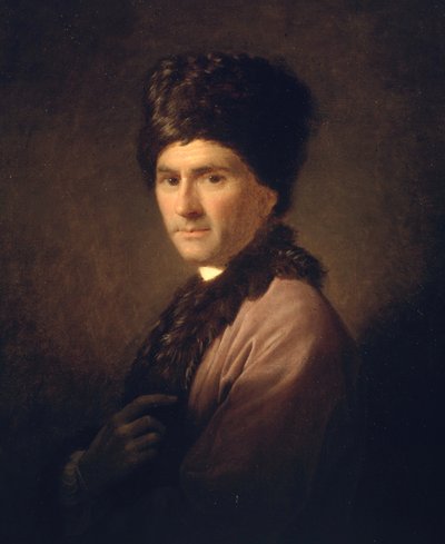 Jean -Jacques Rousseau (1712 - 1778) od Allan Ramsay