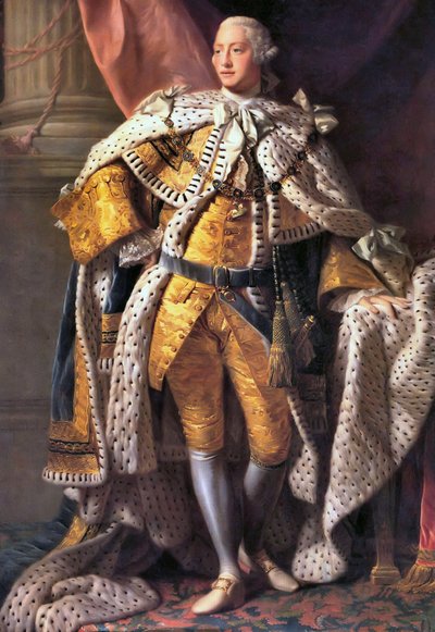 Král Jiří III. od Allan Ramsay