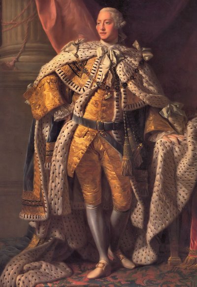 Král Jiří III. od Allan Ramsay