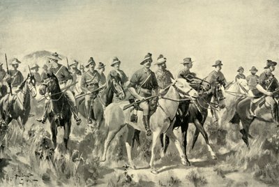 „Australští Křováci na pochodu“, 1901. od Allan Stewart