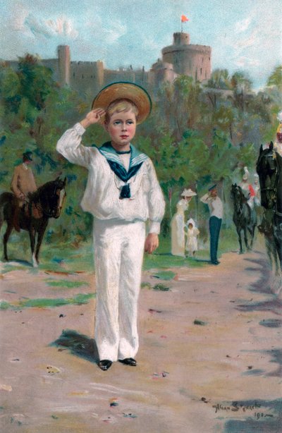 Edward, princ z Walesu, zdravící barvy, 1902 od Allan Stewart