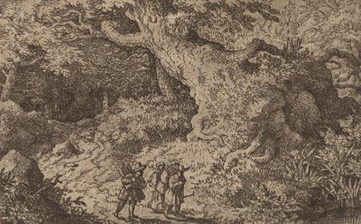 Tlustý les, pravděpodobně c. 16451656. od Allart van Everdingen