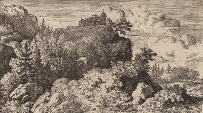 Firs in the Defile, pravděpodobně c. 16451656. od Allart van Everdingen