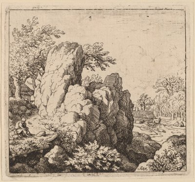 Velká skála, pravděpodobně c. 16451656. od Allart van Everdingen
