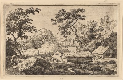 Mlýn pod vodopádem, pravděpodobně c. 16451656. od Allart van Everdingen