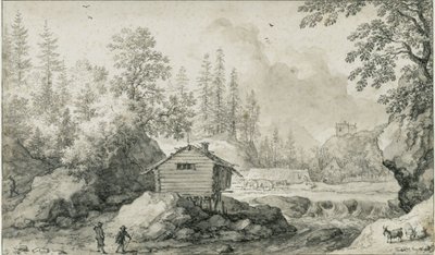 Severská krajina od Allart van Everdingen