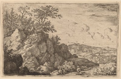 Rolník se svým psem, pravděpodobně c. 16451656. od Allart van Everdingen