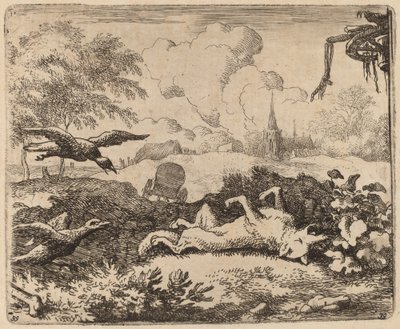 Reynard a vrány, pravděpodobně c. 16451656. od Allart van Everdingen