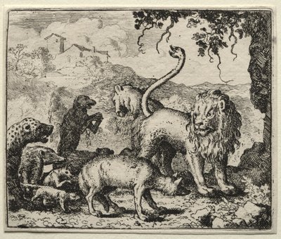 Reynard the Fox: First Complaint of the Wolf od Allart van Everdingen