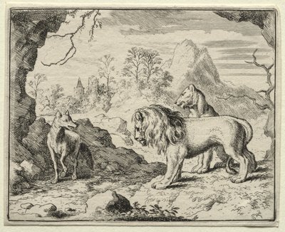 Reynard the Fox: Reynard Tells of Hidden Treasure od Allart van Everdingen