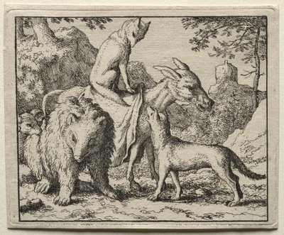 Reynard the Fox: Reynard a jeho společníci od Allart van Everdingen