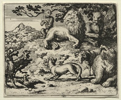 Reynard the Fox: The Animals Complain of Reynards Pardon. od Allart van Everdingen