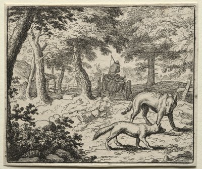 Reynard the Fox: The Badgers Defense of Reynard. od Allart van Everdingen