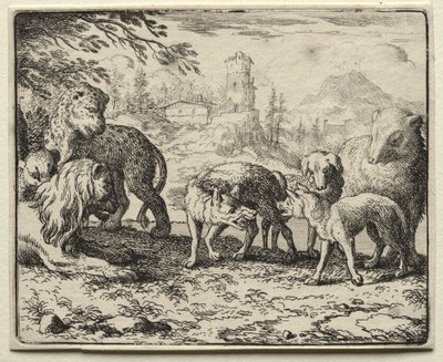 Reynard the Fox: Odsouzení Reynarda od Allart van Everdingen