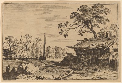 Ruinous Hut od Allart van Everdingen