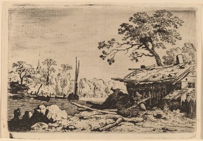 Ruinous Hut od Allart van Everdingen