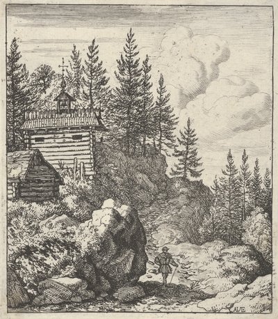 Kaple, 17. století. od Allart van Everdingen
