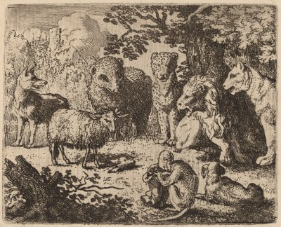 Dokument je otevřen, odhaluje hlavu zavražděného králíka, pravděpodobně c. 16451656. od Allart van Everdingen
