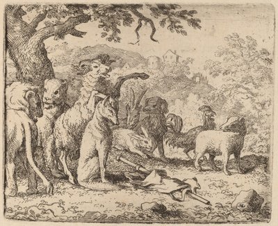 Ram Blesses Reynard, pravděpodobně c. 16451656. od Allart van Everdingen