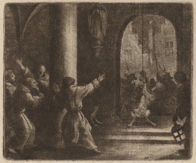 Vlk a klášterní zvon, pravděpodobně c. 16451656. od Allart van Everdingen
