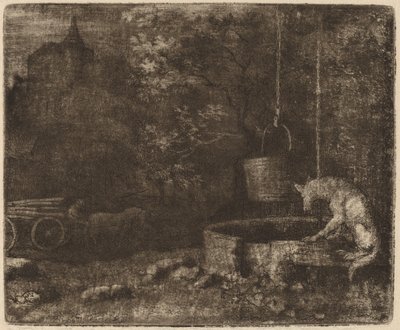 Vlk a studna, pravděpodobně c. 16451656. od Allart van Everdingen