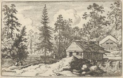 Žena při pohledu na loď, 17. století. od Allart van Everdingen