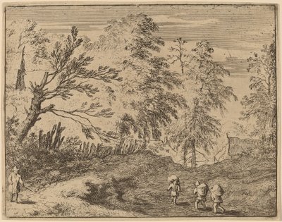 Tři vrátní, pravděpodobně c. 16451656. od Allart van Everdingen