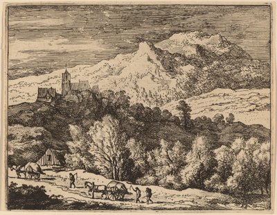 Dva vozíky, pravděpodobně c. 16451656. od Allart van Everdingen