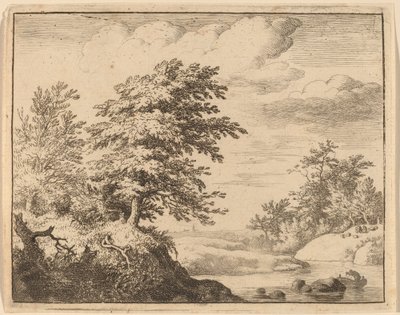 Winding River, pravděpodobně c. 16451656. od Allart van Everdingen
