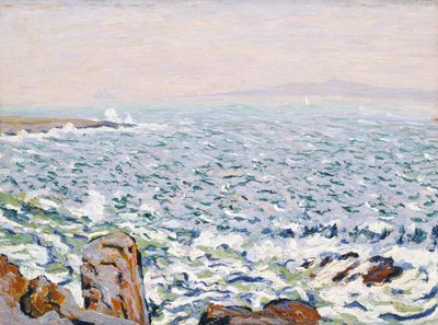 Surf Breaking, Cranberry Island, 1913. od Allen Tucker