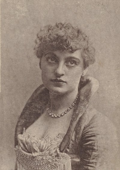 Charlotte Tittell, ze série herečky N67 propagující cigaretu Virginia Brights..., ca. 1888. od Allen and Ginter