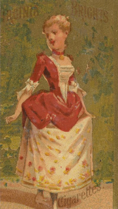 Ze série Girls and Children N64 propagující cigarety Virginia Brights pro Allen &..., 1886. od Allen and Ginter
