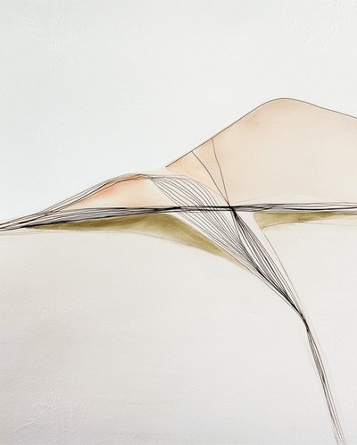 Abstraktní tekoucí krajina od Alma