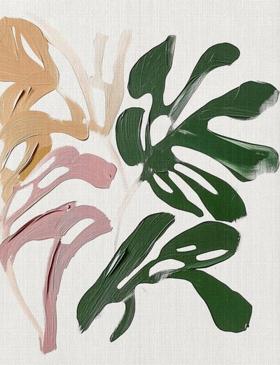 Soft Botanical Monstera od Alma