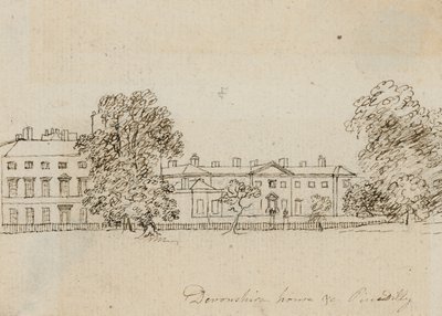 Devonshire House, Piccadilly, Londýn od Alois Schonn