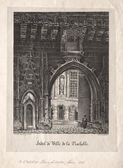 Radnice La Rochelle, Francie od Alois Senefelder